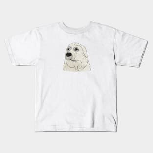 Great Pyrenees Portrait Kids T-Shirt